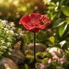 Flower Shaped Bee Butterfly Water Dispenser Colorful Bee Watering Station  Courtyard