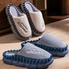New Cotton Slippers Men's Large Size Winter Home Household Indoor Non-slip Warm Cotton Shoes Thick Sole Hair Mop