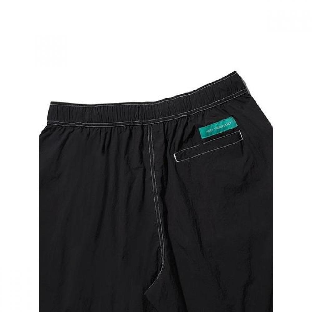 Diagonal Stitch 4 Short Pants Black