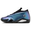 Женские Air Jordan 14 Retro Low 'Письмо любви' (женские размеры) Минерально-бирюзовый / Металлический серебристый / Черный Винтажные баскетбольные кроссовки DH4121 300