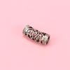 10pcs Zinc Zinc Alloy Spacer Hairbraid Silver Micro Rings Tube Dreadlock Beads Hair Braid Beads Cuff Clip