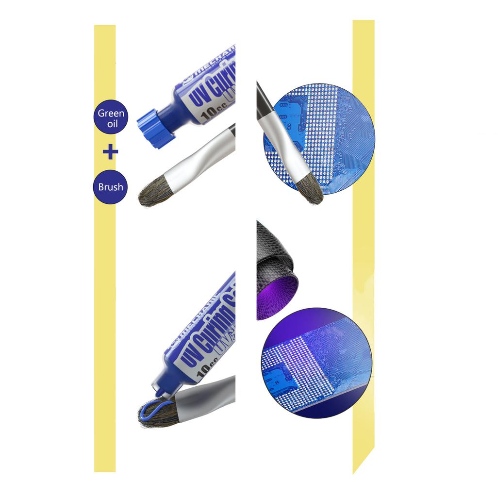 УФ-отверждаемая не требующая смывки паяльная маска паста, устойчивая к высоким температурам для защиты печатных плат