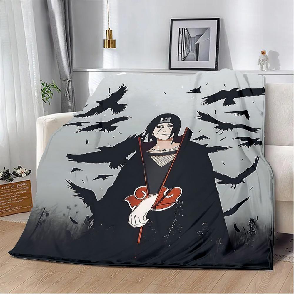 Uzumaki Uchiha Sasuke Itachis Printed Blanket Picnic Blankets Warm Blanket Soft and Comfortable Blanket Home Travel Birthday