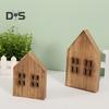 Хорошая текстура деревянного украшения Экологичный необычный небольшой дом Деревянное ремесло