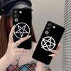 Эстетичный чехол для телефона с пентаграммой для VIVO Y77 76 75 74 73 72 58 56 55 51 50 38 36 Y19 Y18 Y03 Y01 5G Мягкий ТПУ Ударопрочный чехол