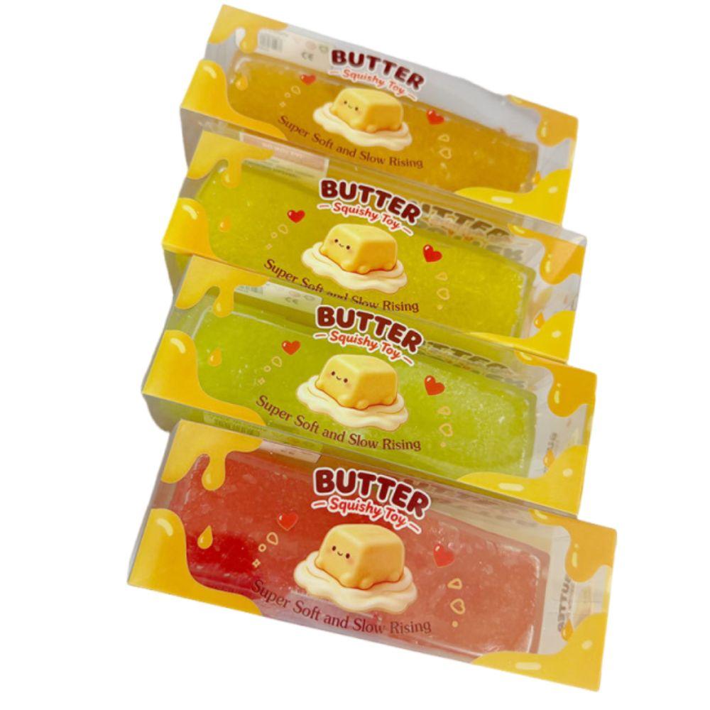 Anxiety Relief Butter Stick Squeeze Toy Moldable TPR Smoothie Balls Office Desk Toy