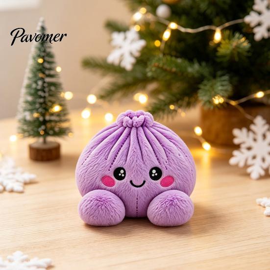 Stress Relief Squeeze Toy Giant Dumpling Pillow, Cute Plush Stuffed Steamed Bun Toy, Kawaii Doll Slow Rebound Soft Stretch Decompression Fidget