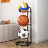 White Children Basketball Storage Rack Carbon Steel Football Display Rack Ball Placed Rack  Home