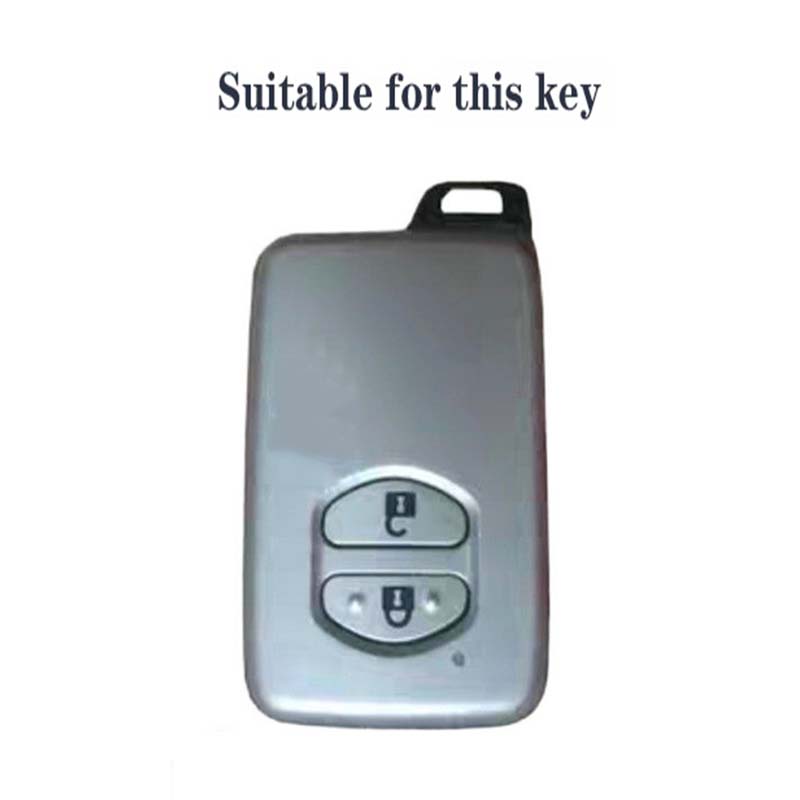 Силиконовый чехол-брелок с 2 кнопками для Toyota Rav4 Land Cruiser Camry Highlander Prado Prius Аксессуары Брелок