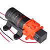 Water Pressure Pump, 12V DC 1.2 GPM (4.5 L/min), 2-Chamber Self-Priming Diaphragm Water Pump with 2 Hose Clamps, 80 PSI Max Pressure, Quiet Operation,