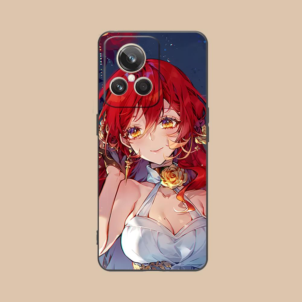 HSR Himeko Матовый ТПУ Чехол для Мобильного Телефона для Realme 15 14 13 12 11 10 9 Pro Plus T i Lite 5G Цветной Печатный Чехол
