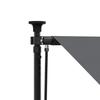 Retractable Awning Anthracite Grey 250x150 cm Fabric and Steel
