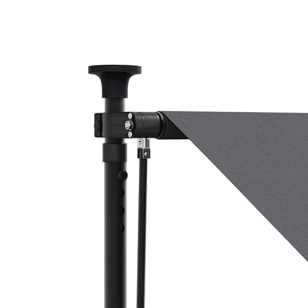 Retractable Awning Anthracite Grey 250x150 cm Fabric and Steel