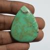 47 карат, натуральный драгоценный камень хризопраз высшего качества, кабошон, полудрагоценный россыпью, 41x31 мм, грушевидная форма