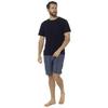 Mens Jersey Striped Short Lounge Set