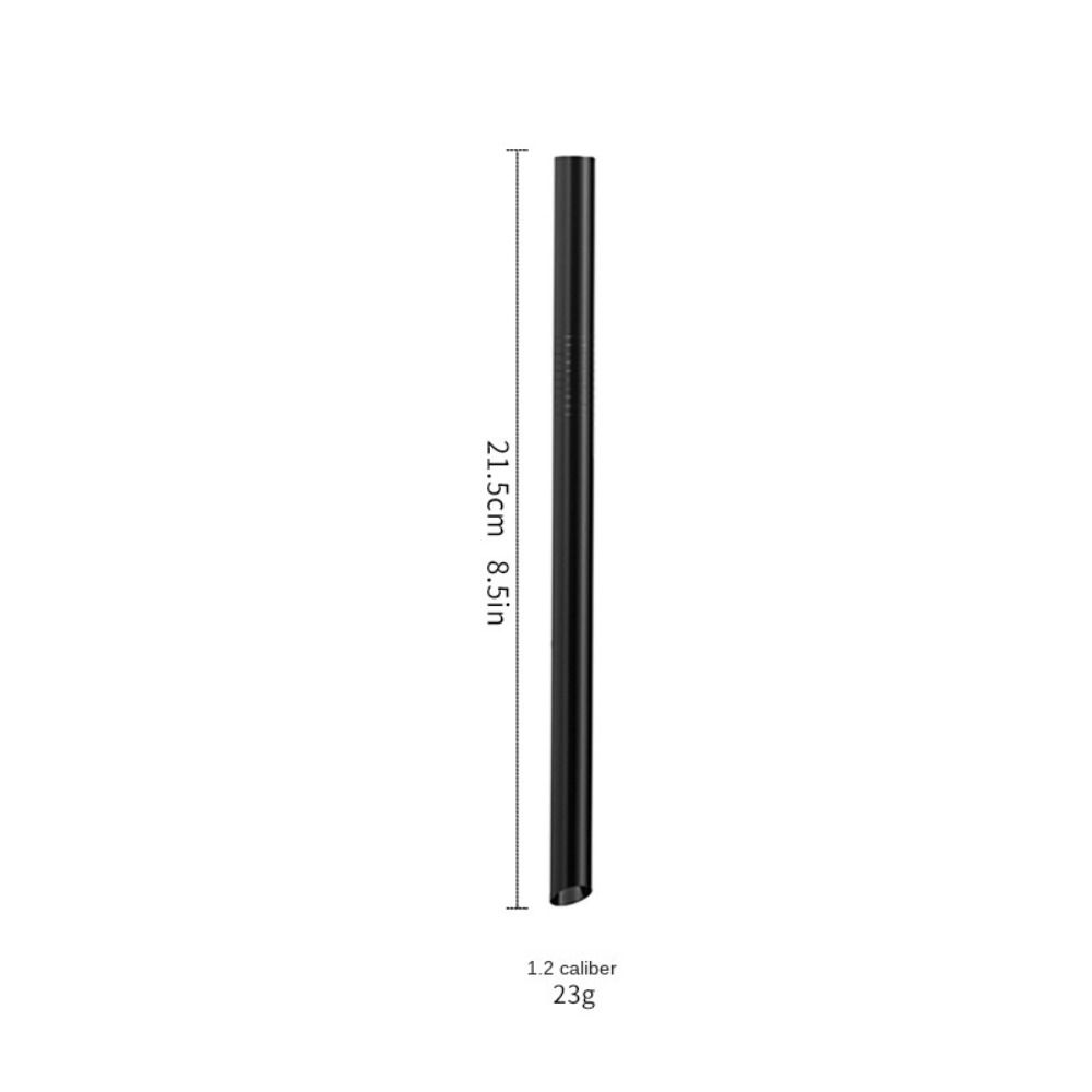 304 Stainless Steel Metal Straw 12mm Cold Drink Tube Stir Tube  For Bubble Tea Tapioca Pearl