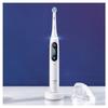 Brosse À Dents Électrique Oral-B iO 8N - Blanche - Avec Etui de Voyage et Porte Brossette