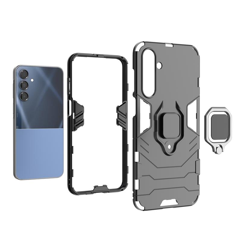 Armor Magnetic Ring Stand Funda for Samsung Galaxy A16 A26 A36 A56 A06 Shockproof Back Cover For Galaxy A 56 36 26 16 06 Case