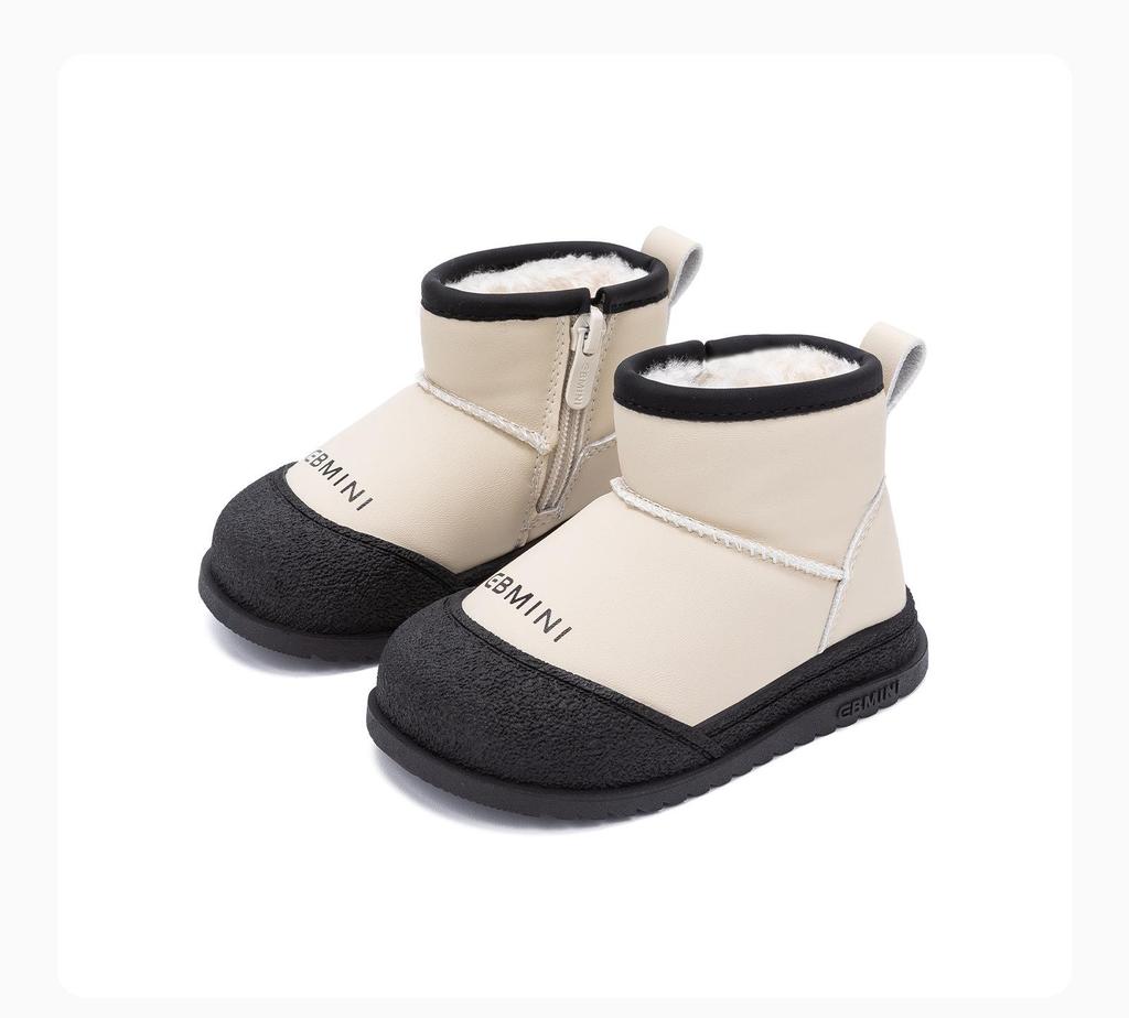 Зимние нескользящие хлопковые ботинки Yingbeimini для детей с бархатной подкладкой