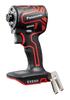 Rechargeable Impact Driver EXENA Body Only Pack Sold Dual BRAIN Equipped with Electronic Clutch P Series Red (Case/Charger/Battery