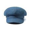 Vintage Women Denim Beret Versatile Newsboy Cap Casual Octagonal Caps  Unisex