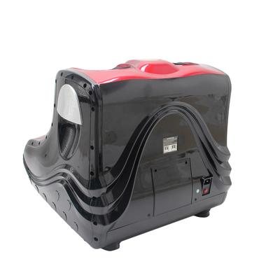 Умный разминающий роликовый вибрационный шиацу массажер для ног, икр и голеней 110 В, вилка США, красный