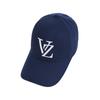 VARZAR Monogram Big Logo Overfit Buckle Cap Navy