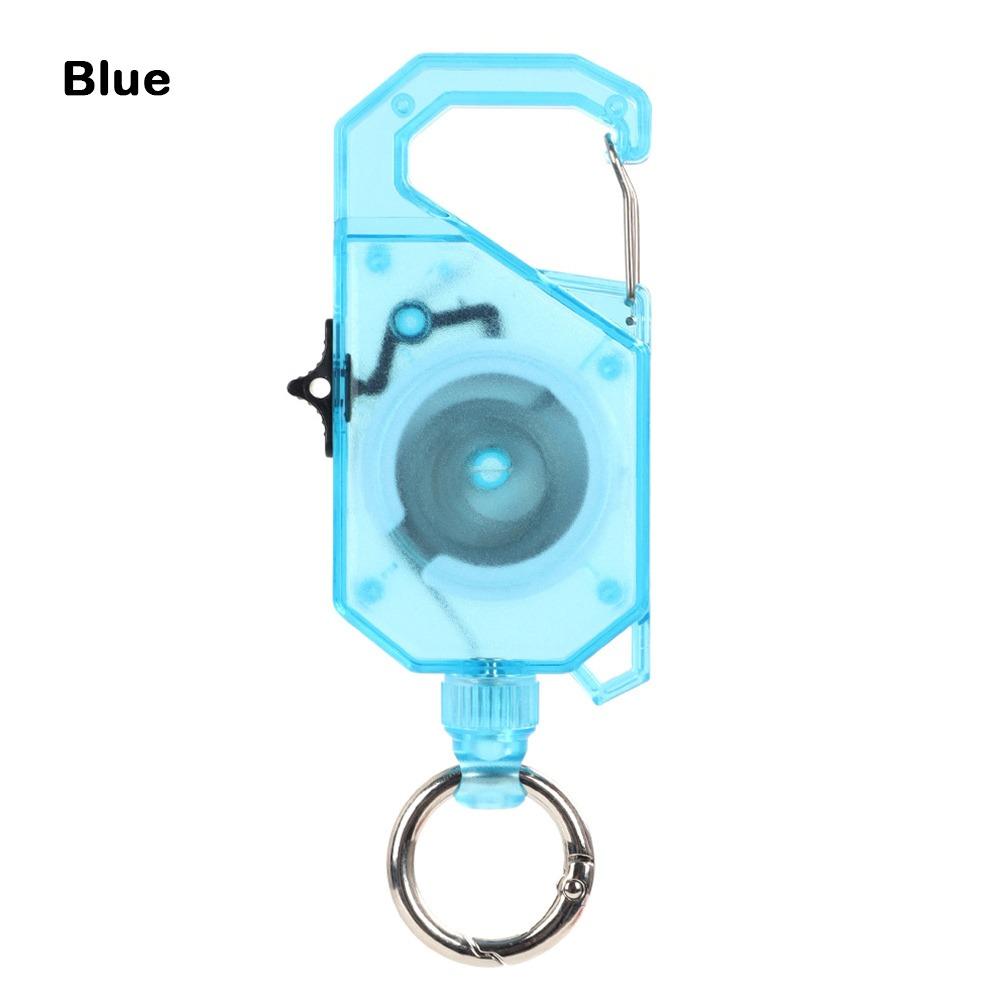 Multi-functional Plastic Elastic Keychain Hovering Type Retractable Retractable Buckle Rope Easy Pull Buckle Lanyard Outdoor