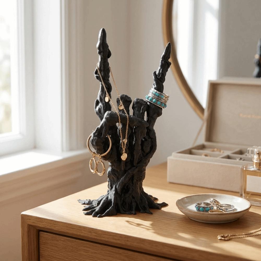 Demon Shape Black Ghost Hand Display Stand Necklace Storage Decoration Decoration Scenario