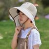 UV Protection Beach Hats Wide Brim Children Sunshade Hat Fashion Fisherman Caps  Boys Girls