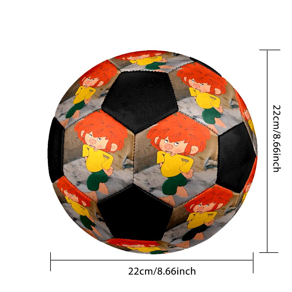 Meister Eder Indoor Soccer Ball Colorful Machine Stitched PVC Size 5 Team Training Competition Ready Durable High-Bounce Cool Sports Gift