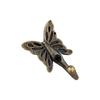 1/5Pc Bronze Wall Hanging Bronze Color Butterfly Hook Retro Style Alloy European Style Single Hook Towel Rack Coat Hanger