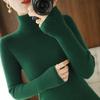 Autumn Winter Women Turtleneck Sweater Solid Color Warm Pullovers Sweater Long Sleeve Jumper Clothes