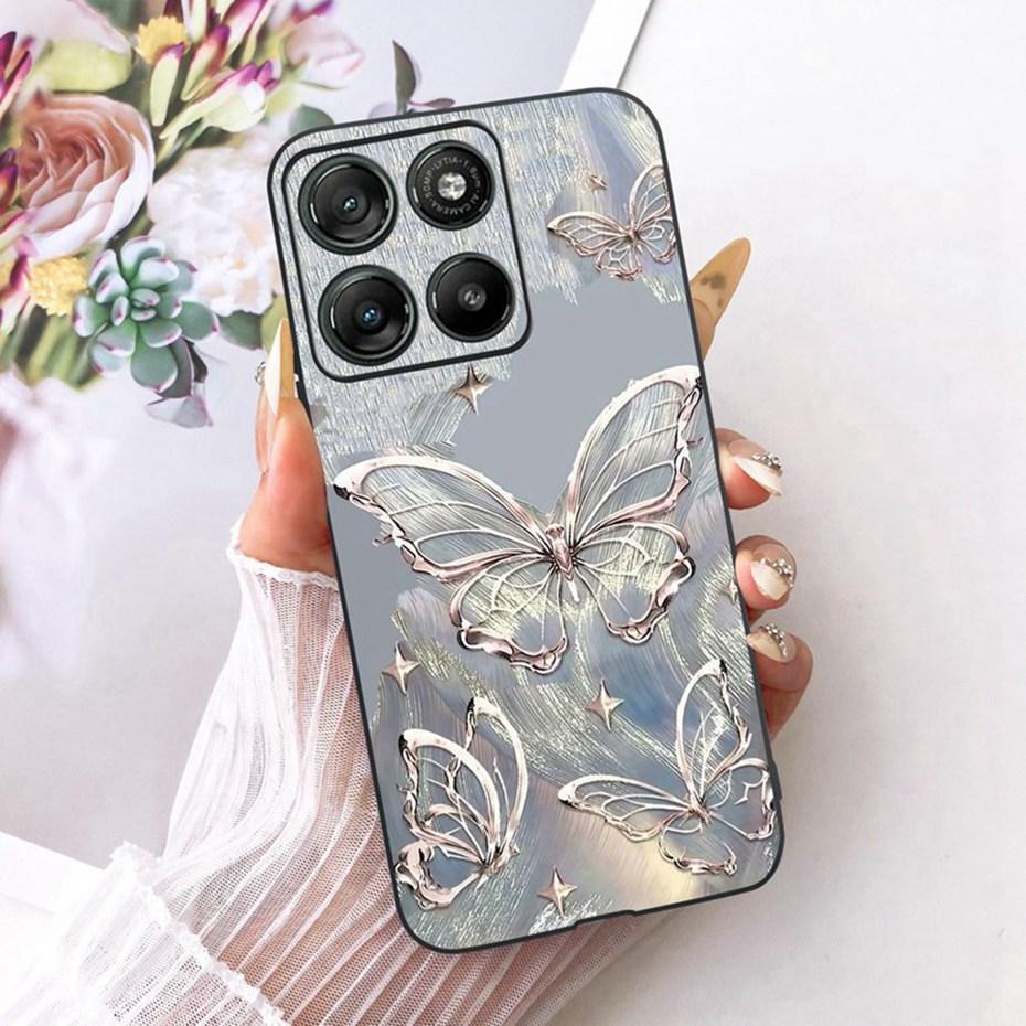 Cute Printing Phone Case For Motorola Moto G67 Power / G57 Power 5G Soft Black Silicone Cases For MOTO G67Power Covers Bumpers