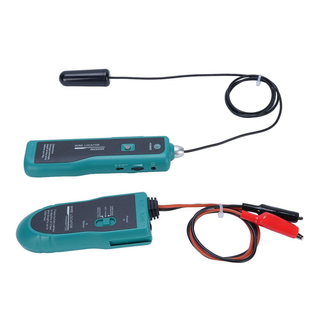 Underground Wall Wire Locator Cable Tracer Receiver Kit for Short Circuit Testing and Line Maintenance