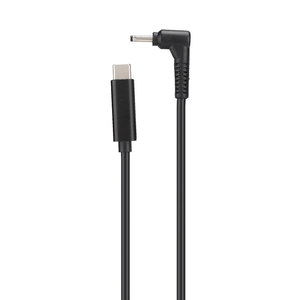 Pure Copper TYPEC Male To 3.0mm X 1.0mm DC Laptop Adapter Cable for Acer Samsung Ultrabook