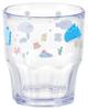 OSK Round Eye Aquarium Plastic Cup, Blue, 300ml, Made In Japan, Dishwasher Safe, Stylish, Cute Tumbler, Shatter-Resistant, Unisex, for Children,