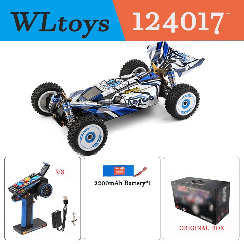 WLtoys 124017 124007 75 км/ч RTR 2.4G Гоночный радиоуправляемый автомобиль Бесколлекторный 4WD Электрический Высокоскоростной Внедорожник Дрифт Игрушки Для Детей И Взрослых