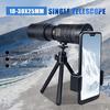 4K 10-30X25mm Super Telephoto Zoom Monocular Telescope Portable