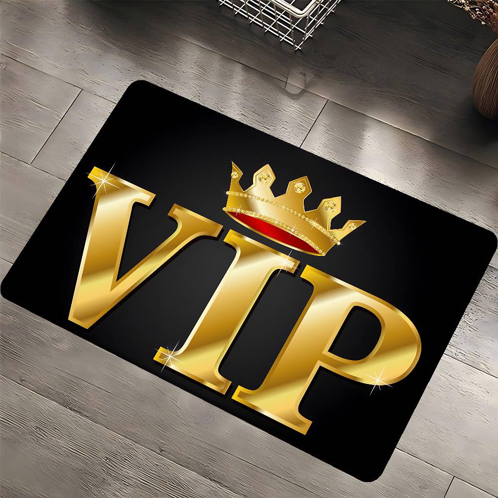 V-VIP Member Only Room Mats Cheaper Anti-slip Modern Living Room Balcony Printed Welcome Rug