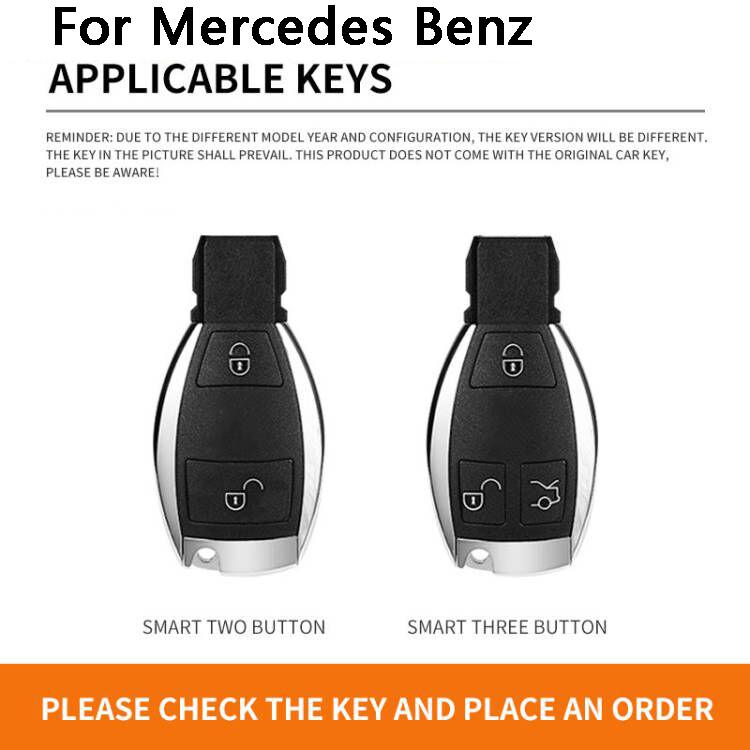 AAUV1 Чехол-оболочка для корпуса автомобильного ключа Брелок для Mercedes Benz Класса A B C E GL S GLA GLK CLS AMG W204 W205 W212 W463 W176 Аксессуары для брелока