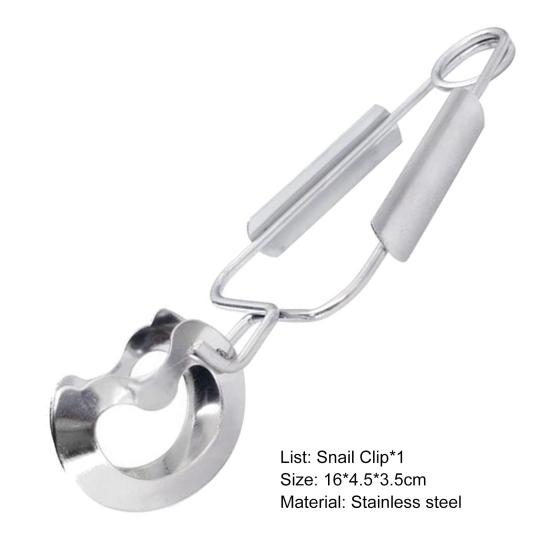 Зажим для морепродуктов, экономящий труд для вечеринок, легкие щипцы для улиток, зажим для морепродуктов, хорошая гладкая поверхность, нержавеющая сталь