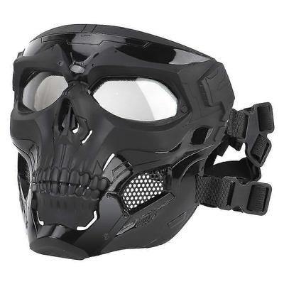 Новая тактическая защитная маска Skull для активного отдыха, катания, индивидуальная, пескозащитная, дышащая, для лица, для военно-спортивной игры, кепка для защиты от ударов, закрывающая все лицо, 1 шт.