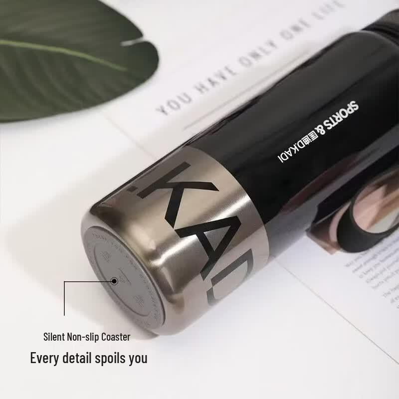 DKADI 7163 Vacuum Insulated Stainless Steel Dual-Drinking Sports Bottle