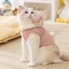 Winter Warm Cat Clothes Small Dog Bichon Puppy Dog Muppet Hairless Cat Two Feet Flannel Cat Pet Vest