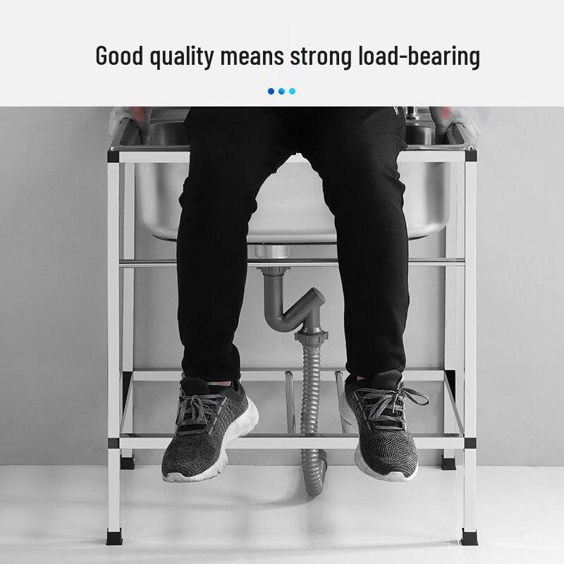 Stainless Steel Utility Sink with Stand