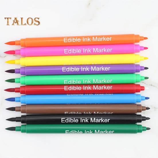 Ручка для выпечки, безопасный пищевой пластик, полезная ручка для рисования с толстым наконечником для дома