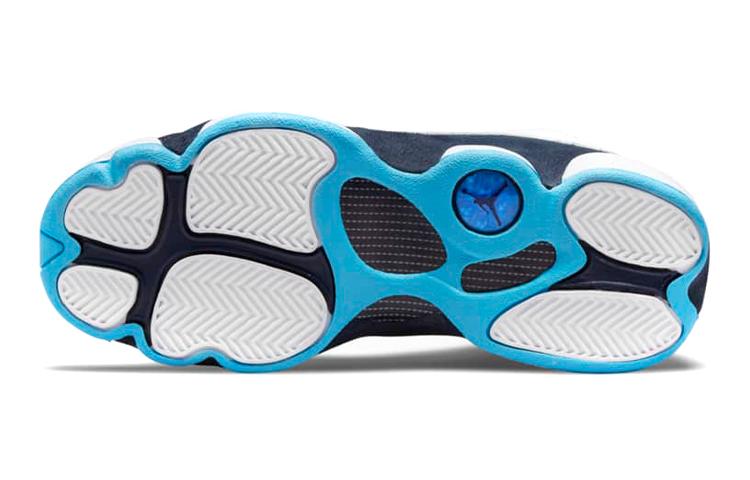 Jordan 13 Ретро Белый Обсидиан Голубой GS DJ3003-144