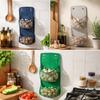 Space Saving Wall Mounted Basket No Drill Bathroom Organizer Mesh Storage Basket  Vegetable Fruit