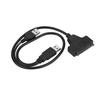 Двойной USB 2.0 Male на SATA 7+15P 22 Pin Кабель-адаптер для 2.5" SSD/Жесткого диска USB 2.0 SATA 7+15Pin на USB 2.0 Адаптер Горячий